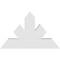 Ekena Millwork Saratoga Architectural Grade PVC Gable Bracket, 36"W x 22 1/2"H x 4"D x 6"F, 15/12 Pitch GBP036X23X0406SAR00 - alternate 5